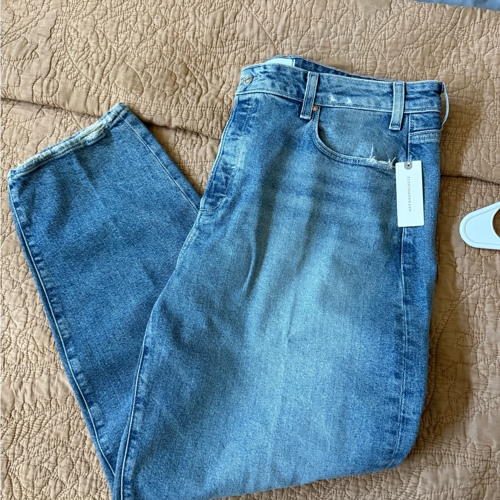 PAIGE Blue Ankle & Cropped Jeans
